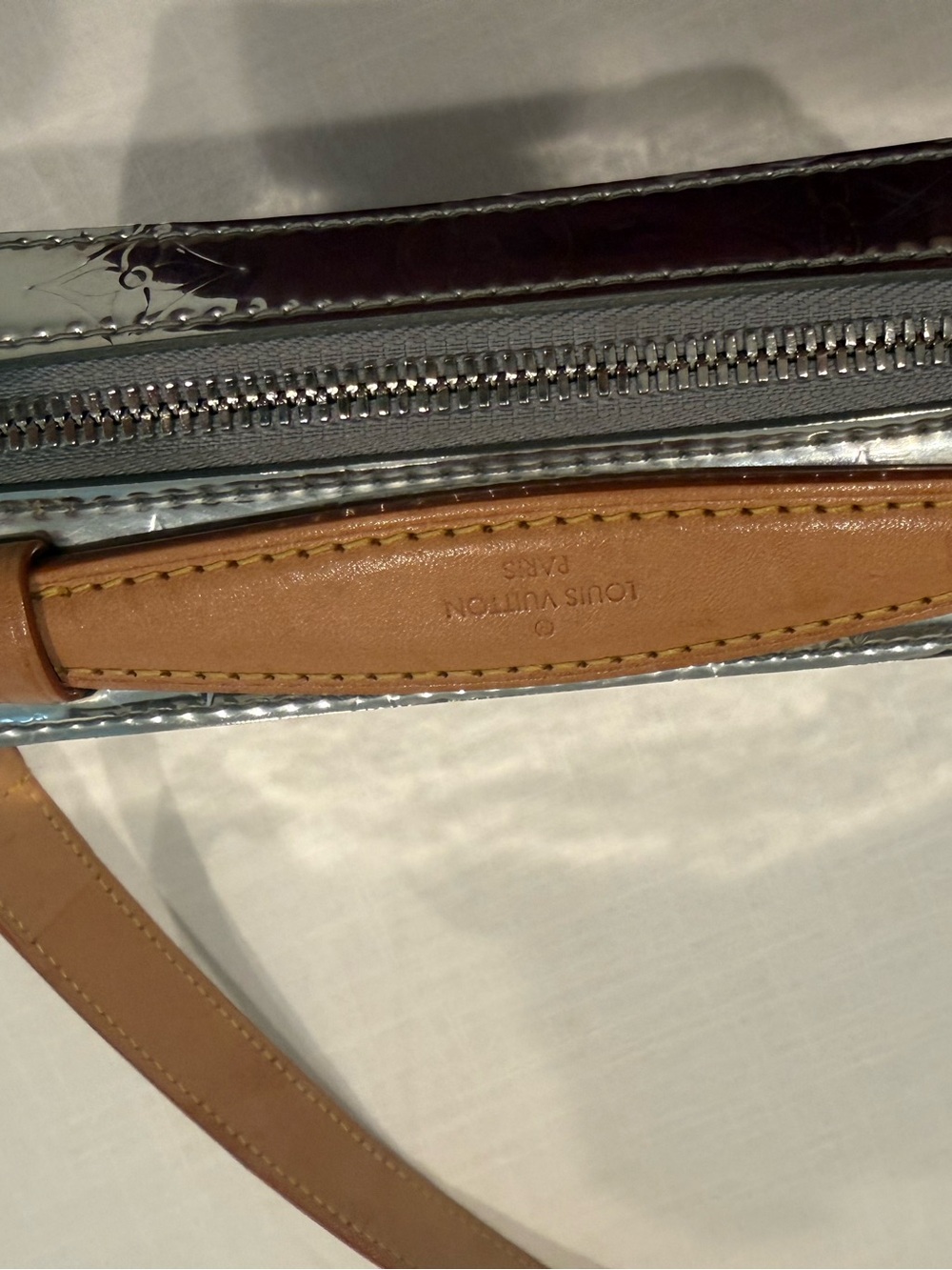 Louis Vuitton Shoulder Bag Monogram Mirror Handle Soft Trunk M45885 Silver - Picture 8 of 17